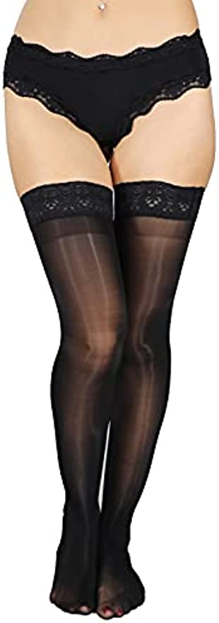 Men's Sissy Garter Belt Set - Stockings - Thigh Highs