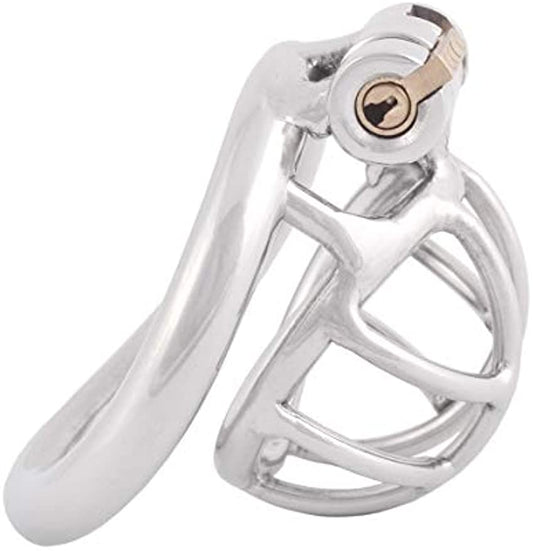 Ergonomic Steel Chastity Device