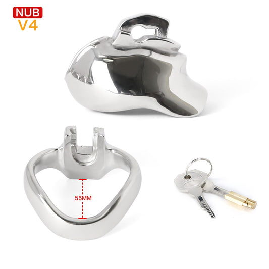 5 Size HT-V4 Penis Cage - Stainless Steel Lockable Cock Cage