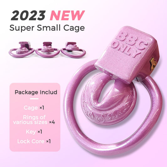 BBC Only Super Small Pussy Chastity Cage - 4 Rings