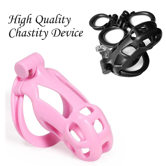 High Quality Pink Sissy Chastity Cages - Cock Cage