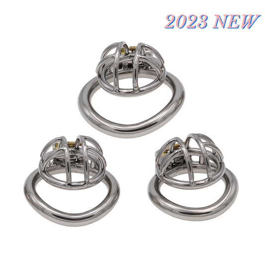 Mini Short Hollow Chastity Cage - Stainless Steel Penis Cage
