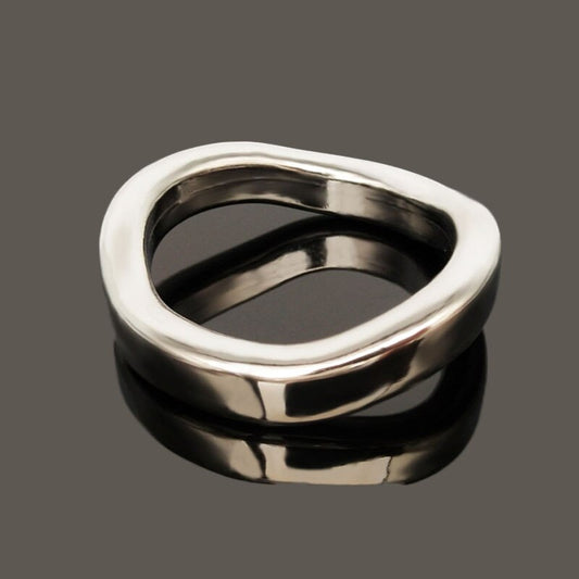 NUUN Penis Ring - Stainless Steel Chastity Lock