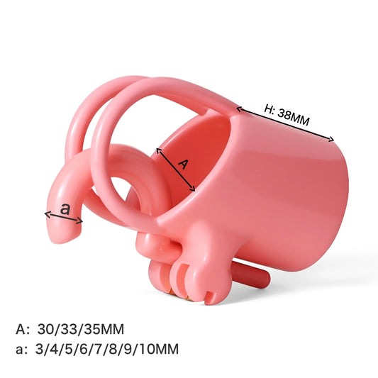 Premium 3D Printed Resin Cock Cage - Stealth Lock Chastity Device