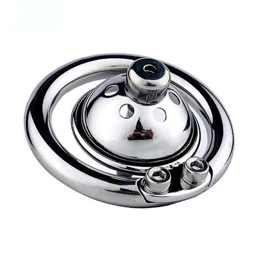 Sissy Small Metal Chastity Cage Device - Steel Penis Rings BDSM Toys